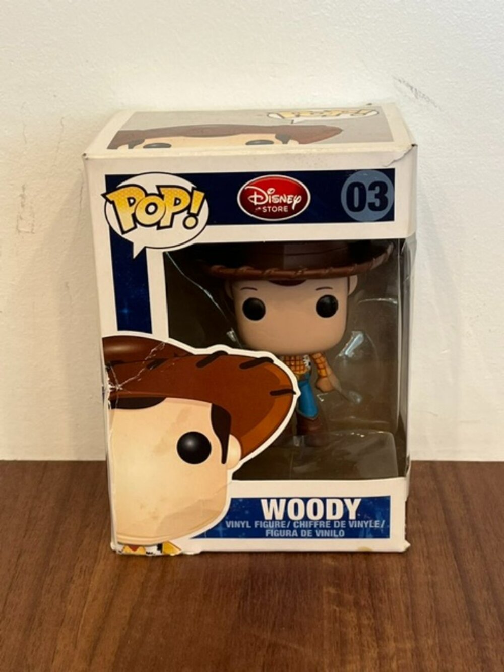 Funko Pop! Toy Story Woody #03 Red Label Disney Store Vinyl 2011